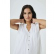 Freequent Ally Blouse Brilliant White