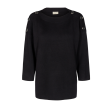 Freequent Ani Pullover Black Solid