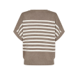 Freequent Ani Pullover Desert Taupe W. Off-White
