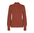 Freequent Claura Pullover Pattern Brandy Brown 