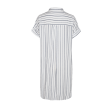 Freequent Dea Shirt Dress White W. Navy