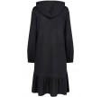 Freequent Elcos Dress Hoodie Black Solid 