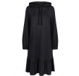 Freequent Elcos Dress Hoodie Black Solid 