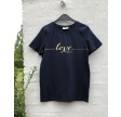 Freequent Fenja Tee Love Sustain Navy