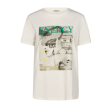 Freequent Fenjal Tee Off-White w. Pepper Green