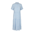 Freequent Huxie Dress Chambray Blue Mix