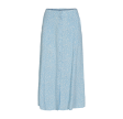 Freequent Huxie Skirt Chambray Blue Mix