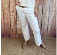 Freequent Isadora Ankle Pant Bootcut Off-White