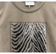 Freequent Nola Tee Zebra Desert Taupe