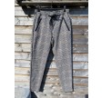 Freequent Rex Pant Black W. Silver Mink