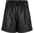 Gossia Thilla Leather Shorts Black 