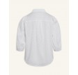 Love & Divine Shirt W. Short Puff Sleeves White