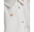 Love & Divine Shirt White/Coral Flower 