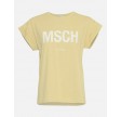 Moss Copenhagen Alva MSCH Std Tee P Banana/White