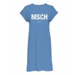 Moss Copenhagen Alvidera MSCH Est Dress S Lake Blue/White