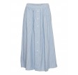 Moss Copenhagen Maktia Beach Skirt Powder Blue Stripes 