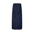 My Essential Wardrobe Dekota Skirt Dark Blue Un-Wash