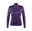 Sisters Point Gelin Shirt Purple Zebra