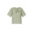 Sisters Point Inga SS Blouse D. Green Comb.