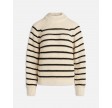 Sisters Point Miba Pullover Knit Off White/Black 