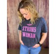 Sisters Point Pein T-shirt Grey Wash Pink