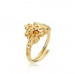 Sistie Silke Ring Shiny Gold 