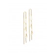 Sistie Sofie Earrings Gold-Plated With Freshwater Pearl White