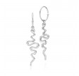 Sistie Young One Snake Earring Silver 
