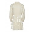 Y.A.S Eloise LS Shiny Dress D2D Pearled Ivory