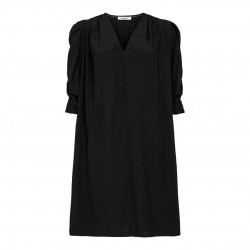 Co'couture Sunrise Pleat Dress Black