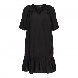 Co'Couture Sunrise Flow Crop Dress Black