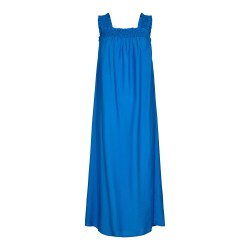 Co'Couture Callum Smock Long Strap Dress New Blue