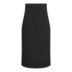 Co'Couture Vola HW Plain Pencil Skirt Black