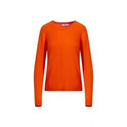 Coster Copenhagen CC Heart Ella Long Sleeve Knit Blouse Orange