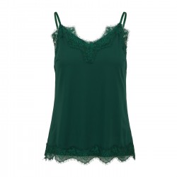 Coster Copenhagen CC Heart Rosie Lace Top Dark Green