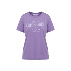 Coster Copenhagen T-shirt With Logo print Deep Lavender