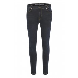 My Essential Wardrobe 37 The Celinazip 101 High Slim Y Dark Blue Vintage Wash L28