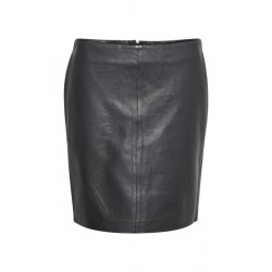 My Essential Wardrobe 19 The Leather Skirt Black 