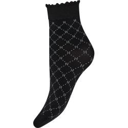 Hype The Detail Socks 50 Denier 3D Black With Grey H