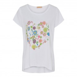 Marta du Cháteau Marie T-shirt Flower Hearts